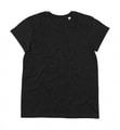 Men`s Organic Roll Sleeve T Charcoal Grey Melange